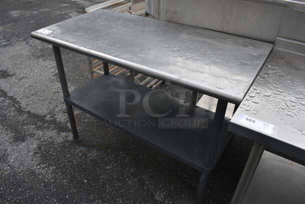 Stainless Steel Commercial Table w/ Metal Under Shelf. 48.5x24x35.5 - Image 2 of 4
