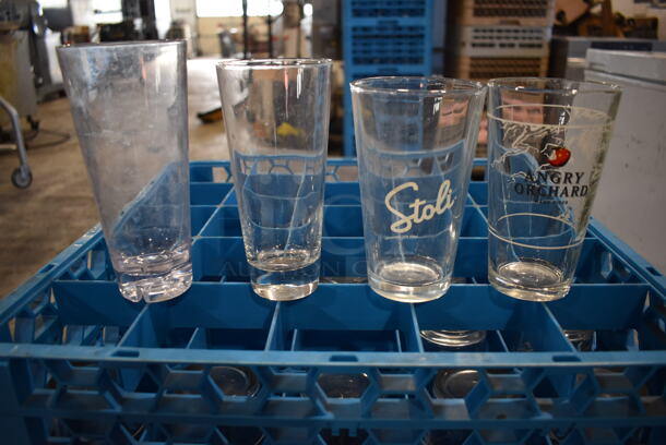 ALL ONE MONEY! Lot of 10 Dish Caddies on Dish Caddy Dolly w/ Various Glasses Including Ceramic Mugs, Beverage Glasses - Image 5 of 11