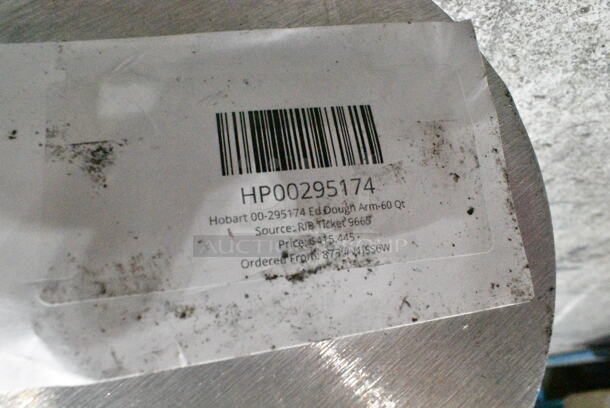 2 BRAND NEW SCRATCH AND DENT! Items Including HP00295174 Hobart 00-295174 Ed Dough Arm-60 Qt and HP0093716300 Hobart 00-937163-00001 Cage; Wire. 2 Times Your Bid!  - Image 7 of 7