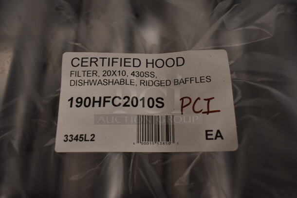 BRAND NEW SCRATCH AND DENT! 190HFC2010S 10"(H) x 20"(W) x 2"(T) Stainless Steel Hood Filter - Image 3 of 3