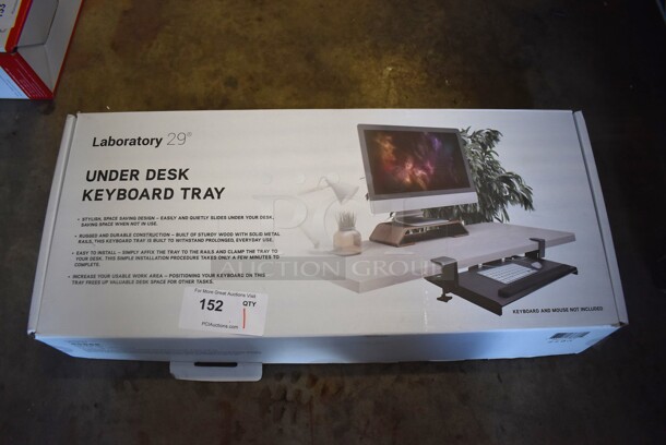 BRAND NEW IN BOX! Laboratory 29 Under Desk Keyboard Tray