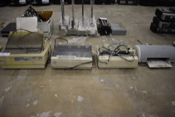 4 Printers, HP and Epson. 4 Times Your Bid! (Main Building)