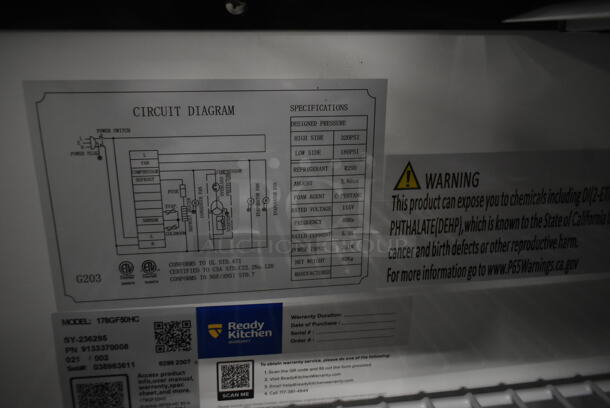 BRAND NEW SCRATCH AND DENT!  2023 Avantco 178GF50HC Stainless Steel Commercial Back Bar Bottle Cooler w/ 2 Sliding Lids. 115 Volts, 1 Phase. Tested and Working! - Image 5 of 6