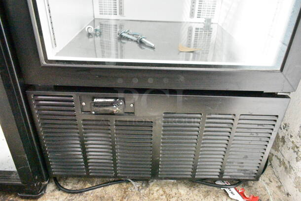 2019 Habco SE18 Metal Commercial Single Door Reach In Cooler Merchandiser w/ Poly Coated Racks. 115 Volts, 1 Phase. Tested and Working! - Image 3 of 5