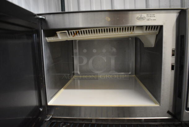 Menumaster Stainless Steel Commercial Countertop Microwave Oven. 21.5x19x14 - Image 3 of 4