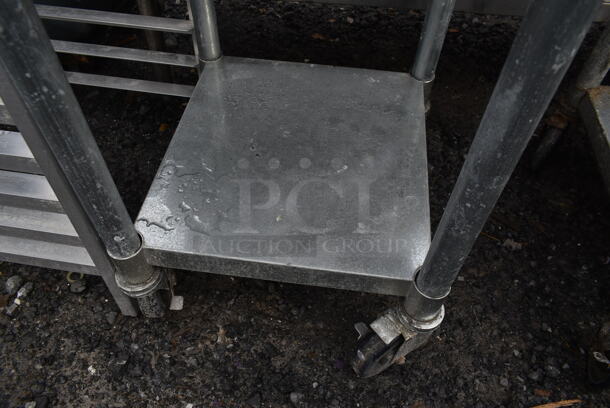 Stainless Steel Commercial Table w/ Under Shelf on Commercial Casters. - Image 3 of 4