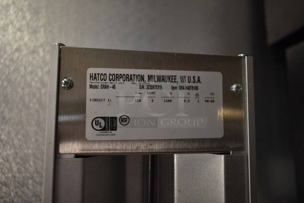 Hatco GRAH-48 Stainless Steel Commercial Heated Warming Strip. 120 Volts, 1 Phase.  - Image 4 of 4