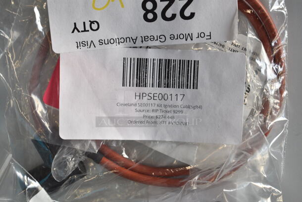 2 BRAND NEW SCRATCH AND DENT! Items; HPSE00117 Cleveland SE00117 Kit Ignition Cabl(Sglt4), HPFK105693 Cleveland FK105693 Igniition Mod. Field Kit. 2 Times Your Bid! - Image 3 of 4
