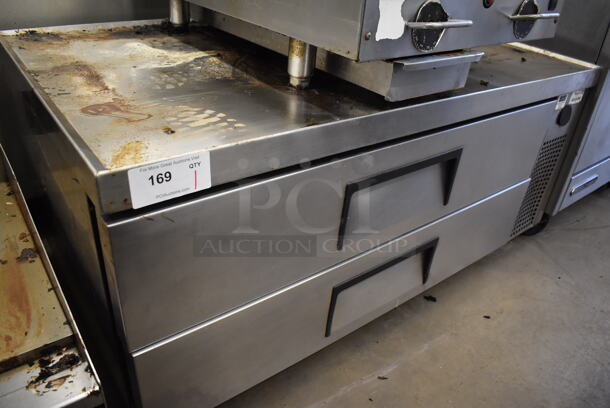 2013 True TRCB-52 Stainless Steel Commercial 2 Drawer Chef Base on Commercial Casters. 115 Volts, 1 Phase. 52x32x25. Tested and Working! - Image 4 of 4
