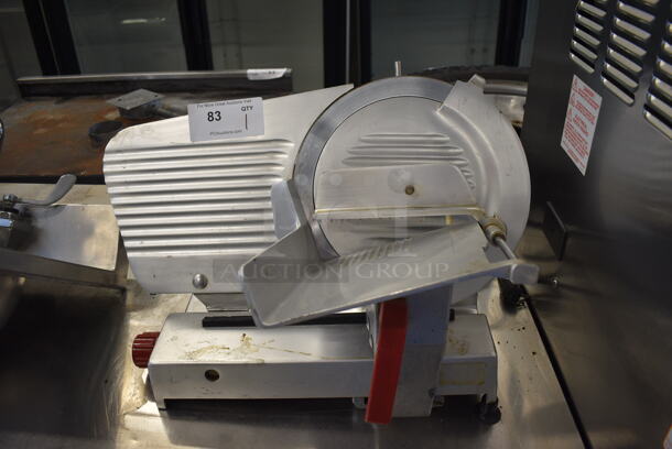 Metal Commercial Countertop Meat Slicer. 24x20x17. Tested and Working!