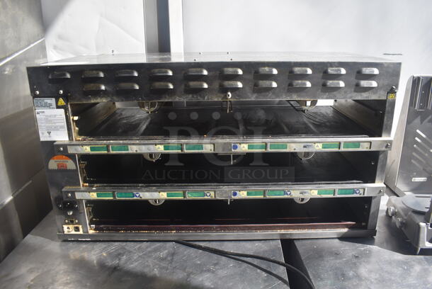 Prince Castle EHB34A Commercial Stainless Steel Electric Countertop 2 Shelf Holding Bin. 208-240V.  - Image 2 of 7