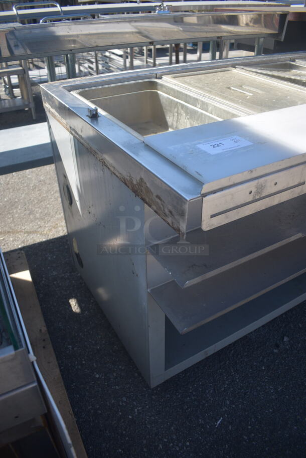 Duke SUB-FC-206-RT Commercial Stainless Steel Hot Food Table With 6 Wells, Plastic Lids And Two Undershelves And Storage Shelf. 115-240 Volt 1 Phase - Image 10 of 12