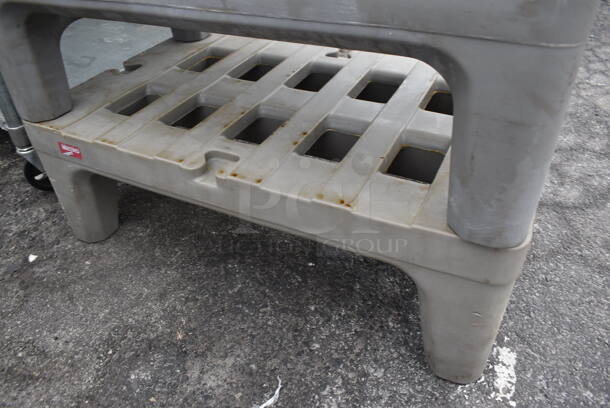 2 Metro Gray Poly Commercial Dunnage Racks. 36x22x12. 2 Times Your Bid! - Image 3 of 3