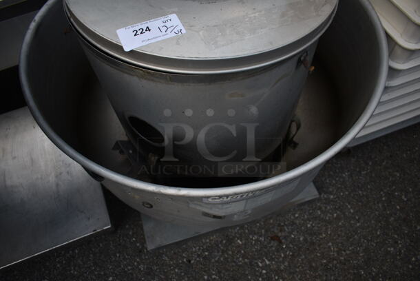 CaptiveAire DU85HFA Metal Commercial Rooftop Mushroom Exhaust Fan. 115 Volts, 1 Phase. - Image 3 of 5