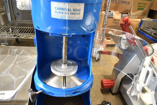 BRAND NEW SCRATCH AND DENT! 2023 Carnival King 382IBS250 Metal Block Ice Shaver. 120 Volts, 1 Phase.  Tested and Working! - Image 6 of 9