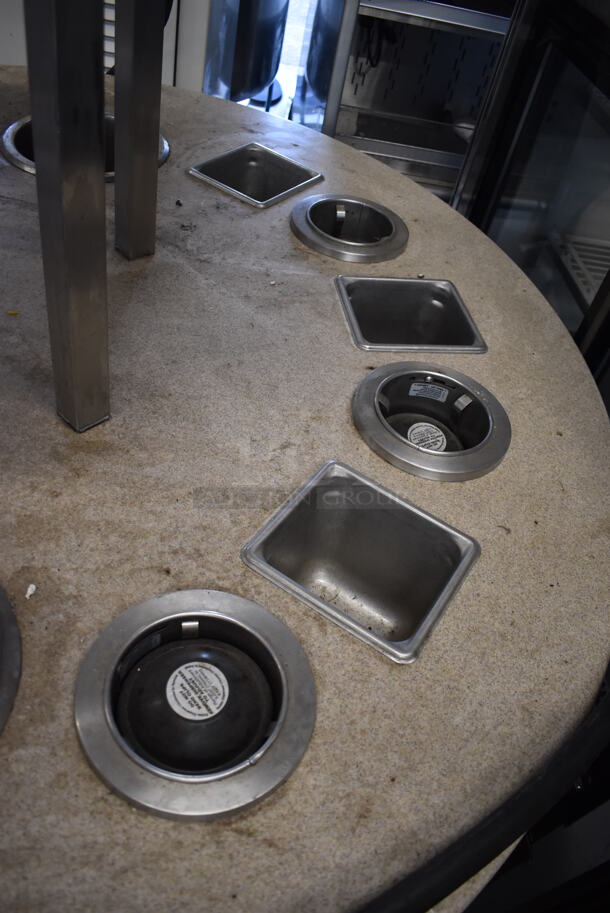 Metal Commercial Floor Style Buffet Soup Station. 60x60x59. Cannot Test Due To Plug Style - Image 4 of 7