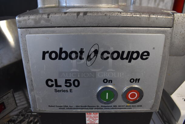 Robot Coupe CL50 Series E Metal Commercial Countertop Food Processor. 120 Volts, 1 Phase. 14x13x24. Tested and Working! - Image 5 of 6