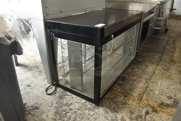 Hatco Countertop Electric Powered Heated Holding Cabinet In Black With Steel Racks. Missing One Back Door. 208-240V/1 Phase - Image 2 of 4