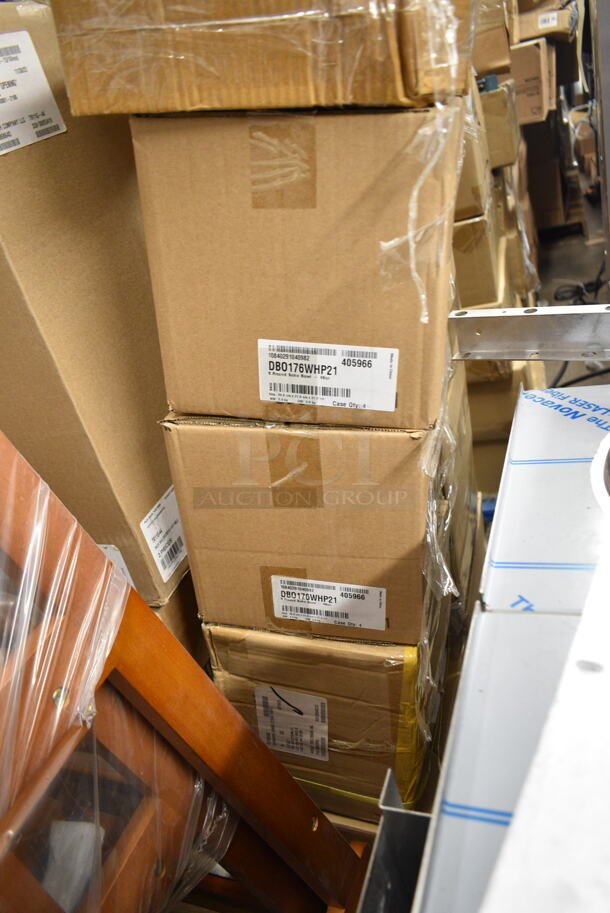 PALLET LOT of 20 BRAND NEW! Items Including 2 Box 10082622 Camrack Extenders, 2 Box Spiced Apple, 3 Box Pactiv Impact D12SCCIMP Dopaco Squat Paper Cold Cup White 12oz, Carlisle 4366807 Tumblers, 10135371 Flexipan Muffin Molds, 2 Box Front of the House DBO176WHP21 Soho 48 oz. Bright White Round Porcelain Bowl, American Metalcraft SVHT1 Serving Tongs, 10042170 Air Freshener, QUASGWT40P Store Grid Wall Track, 10040838 Water Treatment, Pentair QTI1+CR Filter, SG-CMBP Cylinder Holder Bracket, Tilt Round Riser, PD-6 Unit, 2 Quantum SG-U44P Store Grid, Quantum QUASGWT40P Store Grid Wall Track, IM-1920 Cornucopia Giant Double Wall cooler. 20 Times Your Bid! - Image 10 of 12