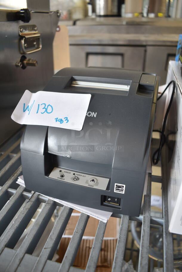 3 BRAND NEW SCRATCH AND DENT! Items; Epson M188B Receipt Printer, Swingline 74133 Smarttouch 20 Low Force Punch, Swingline GBC 1703072 Fusion 1000L 9" Laminator. 3 Times Your Bid! - Image 3 of 9