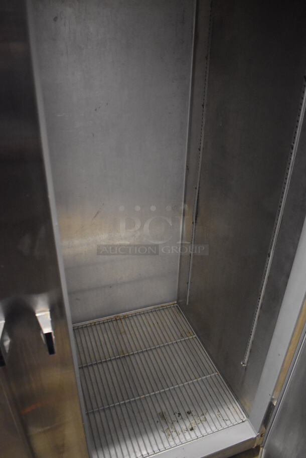 Continental 2FE Stainless Steel Commercial 2 Door Reach In Freezer on Commercial Casters. 115 Volts, 1 Phase. 57x34x82. Tested and Working! - Image 4 of 6