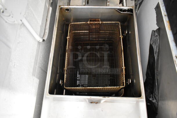 Henny Penny 500 Stainless Steel Commercial Floor Style Electric Powered Deep Fat Pressure Fryer on Commercial Casters. 220 Volts, 3 Phase.  - Image 5 of 9