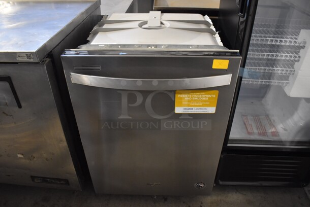 BRAND NEW SCRATCH AND DENT! Whirlpool WDT705PAKZ 0 Chrome Finish Undercounter Dishwasher. 24x26x34 - Image 1 of 9