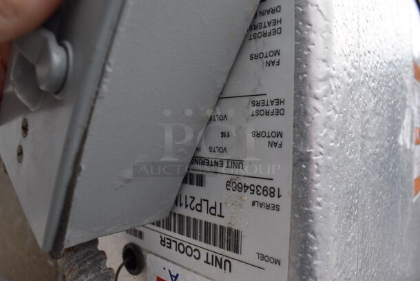 6'x8' Penn Walk In Cooler Box w/ Copeland RST80C1E-TA5-150 200-230 Volt, 3 Phase Compressor and Trenton TPLP211MAS1BR6 115 Volt, 1 Phase Condenser. Picture of the Unit Before Removal Is Included In the Listing. - Image 7 of 9
