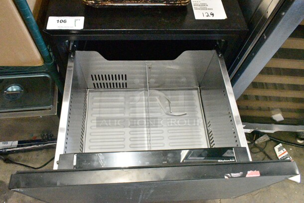 KitchenAid KUDF204KPA Metal 2 Drawer Cooler/Freezer. Panel Ready. Tested and Powers On But Does Not Get Cold - Image 3 of 6