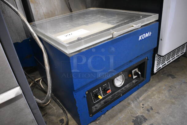 Kome Busch Metal Commercial Countertop Vacuum Sealer. 17.5x20x15. Tested and Working! - Image 5 of 7