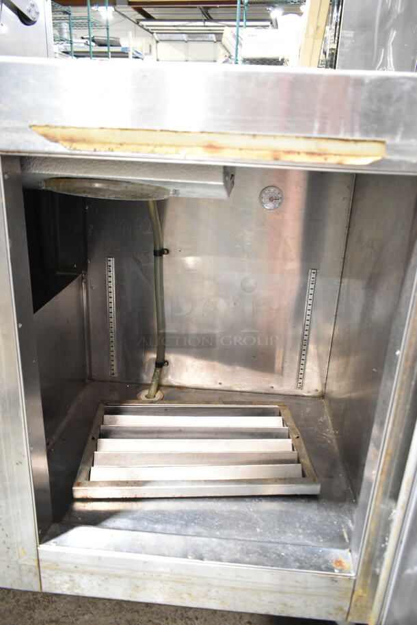 Universal Coolers SC48LB Stainless Steel Commercial 2 Door Undercounter Cooler. 115 Volts, 1 Phase. Tested and Powers On But Does Not Get Cold - Image 2 of 5