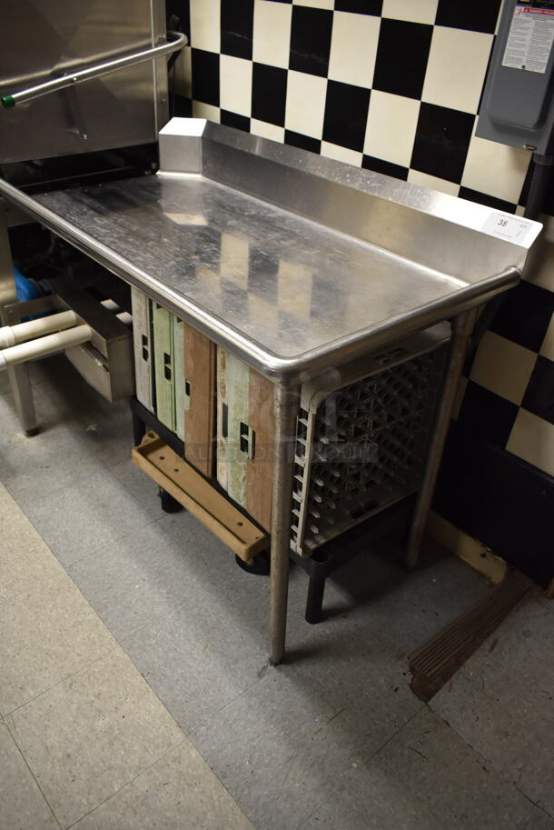 Stainless Steel Commercial Right Side Clean Side Dishwasher Table. Goes GREAT w/ Lots 36 and 37! BUYER MUST REMOVE. (dish room) - Image 2 of 4