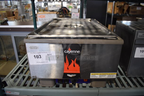 Vollrath 58815 Stainless Steel Commercial Countertop Food Warmer. 120 Volts, 1 Phase. 13.5x22x9. Tested and Working! - Image 1 of 7