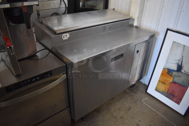 Stainless Steel Commercial Pizza Prep Table on Commercial Casters. 115 Volts, 1 Phase. Tested and Powers On But Does Not Get Cold - Image 2 of 5