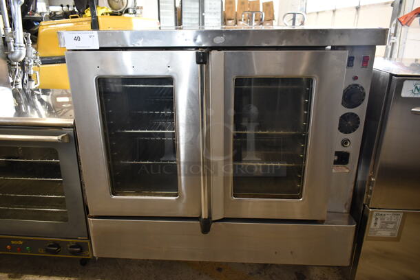 Blodgett SHO-100-E Stainless Steel Commercial Electric Powered Full Size Convection Oven w/ View Through Doors, Metal Oven Racks and Thermostatic Controls. - Image 3 of 8
