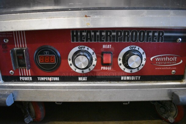 Winholt Model NHPL-1810 Stainless Steel Commercial Undercounter Non-Insulated Heater Proofer Cabinet on Commercial Casters. 120 Volts, 1 Phase. 23x33x31. Tested and Working! - Image 2 of 6