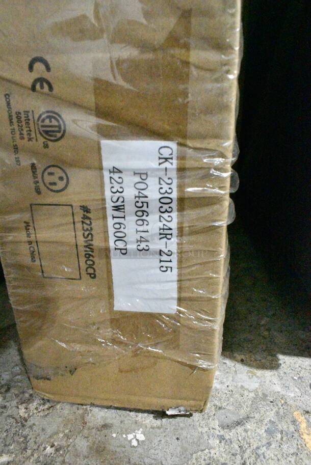 2 BRAND NEW IN BOX! ServIt 423SWI60CP Stainless Steel Commercial 60" High Wattage Strip Warmer with Adjustable Infinite Controls and Cord. 120 Volts, 1 Phase. 2 Times Your Bid! - Image 5 of 6
