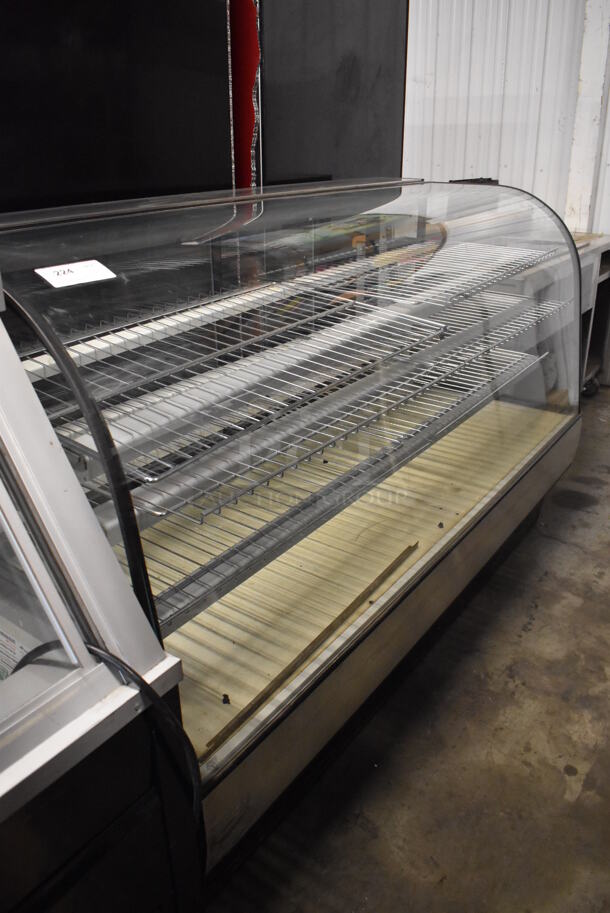 Metal Commercial Floor Style Deli Display Case Merchandiser. 77x35x50. Cannot Test - Unit Does Not Come w/ Compressor - Image 1 of 4