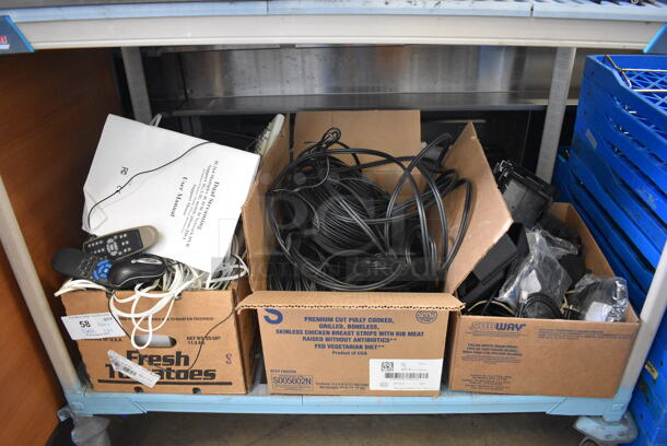ALL ONE MONEY! Lot of 3 Boxes of Various Wires!