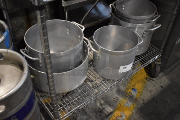5 Various Metal Stock Pots. Includes 13x10.5x9. 5 Times Your Bid! - Image 2 of 2
