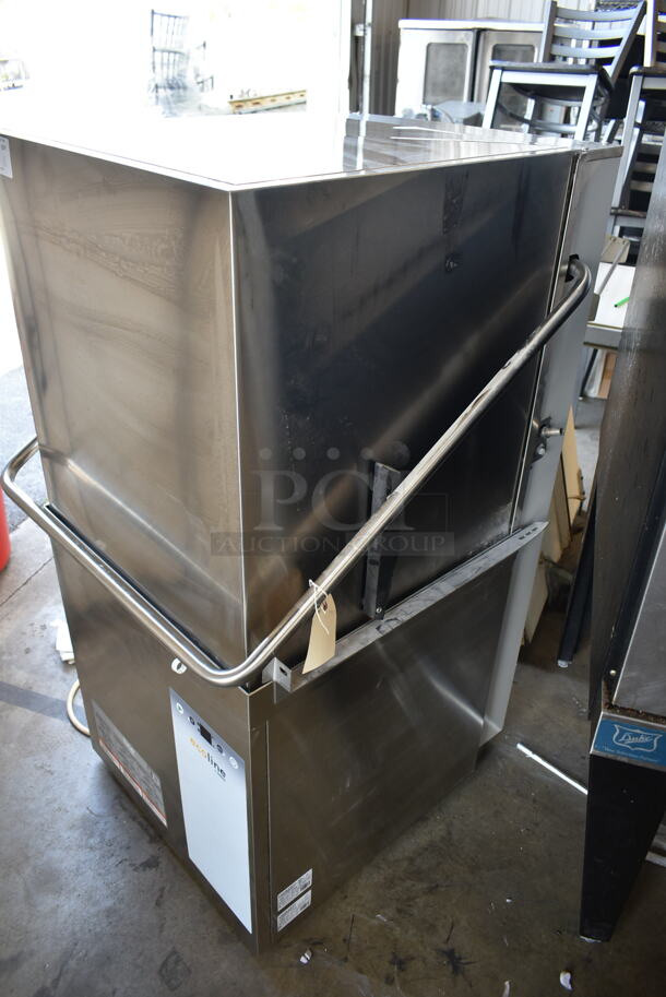 BRAND NEW SCRATCH AND DENT! Hobart EDH Stainless Steel Commercial Straight Pass Through Dishwasher. 208/240 Volts, 3 Phase.  - Image 8 of 10