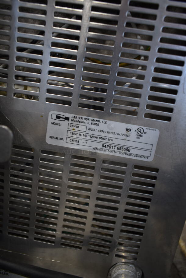 Carter Hoffmann CNH18 Stainless Steel Commercial Countertop 18" Crisp N Hold Fry Warmer Dump Station. 120 Volts, 1 Phase. Tested and Working! - Image 5 of 5