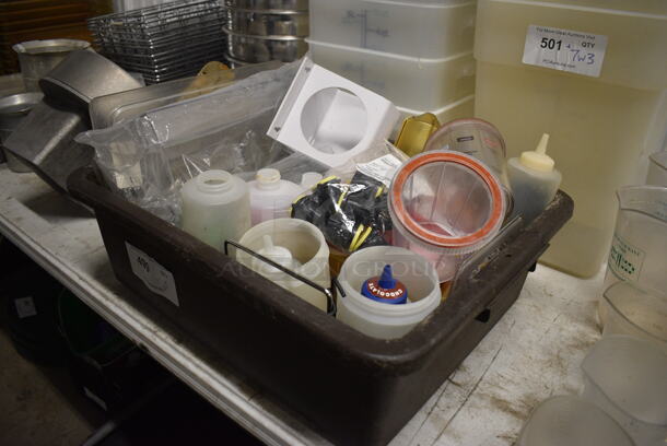 ALL ONE MONEY! Lot of Various Items Including Poly Containers in Poly Bin! - Image 3 of 3