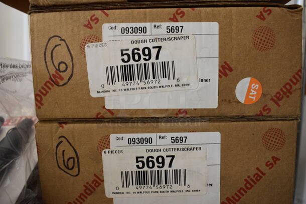 17 BRAND NEW IN BOX! Mundial Stainless Steel Dough Cutter Scrapers. 6.5x1x4.5. 17 Times Your Bid! - Image 3 of 3