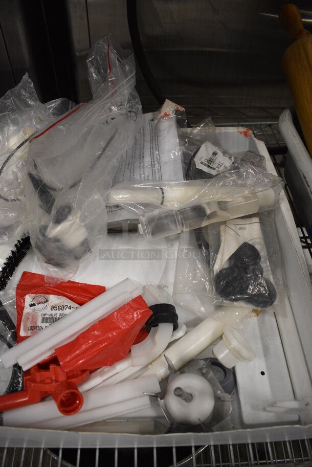 ALL ONE MONEY! Lot of Various Parts for Ice Cream Machines Including 3 Front Pieces to SaniServ! - Image 5 of 8