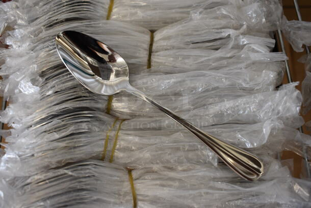 60 BRAND NEW! Stainless Steel Spoons. 6". 60 Times Your Bid! - Image 1 of 3