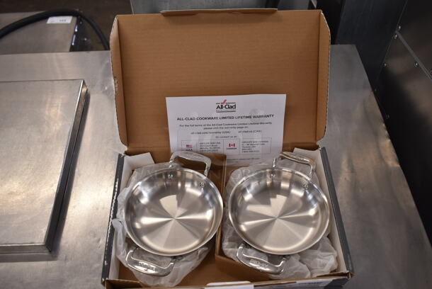 2 Boxes of 2 BRAND NEW! All-Clad Stainless Steel Pans w/ Handles. 2 Times Your Bid! - Image 4 of 5
