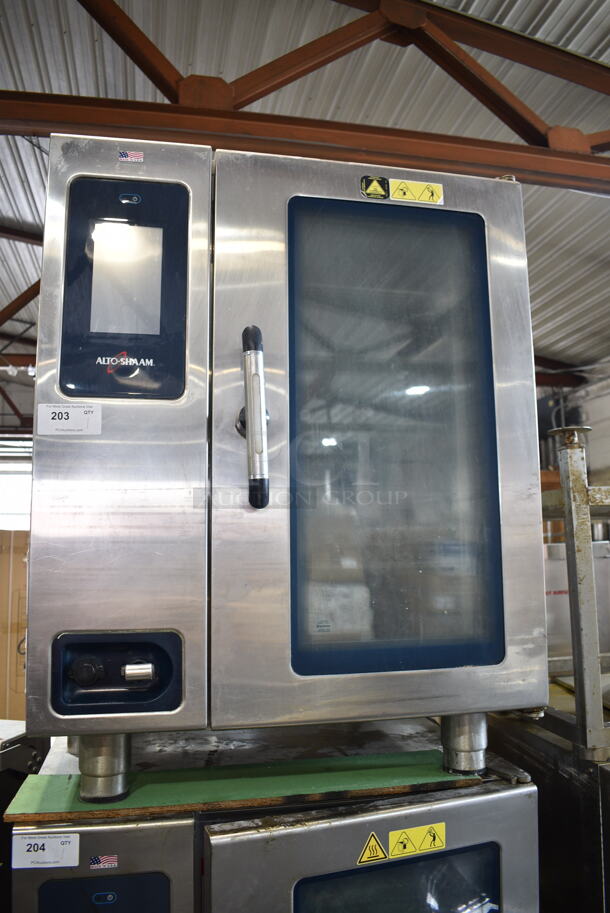 2016 Alto Shaam CTP10-10E Stainless Steel Commercial Electric Powered Combi Convection Oven. 208-240 Volts, 3 Phase.  - Image 1 of 4