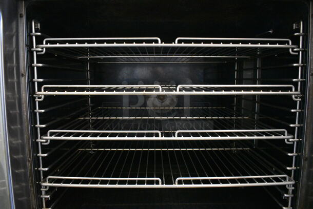 2 Duke 613-G3XX Stainless Steel Commercial Natural Gas Powered Full Size Convection Oven w/ View Through Door, Solid Door and Metal Oven Racks. 38x38x62. 2 Times Your Bid! - Image 7 of 9