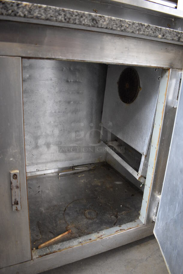 Bari Stainless Steel Commercial Dough Retarder w/ Granite Countertop on Commercial Casters. 76x30.5x48. Tested and Working! - Image 6 of 7